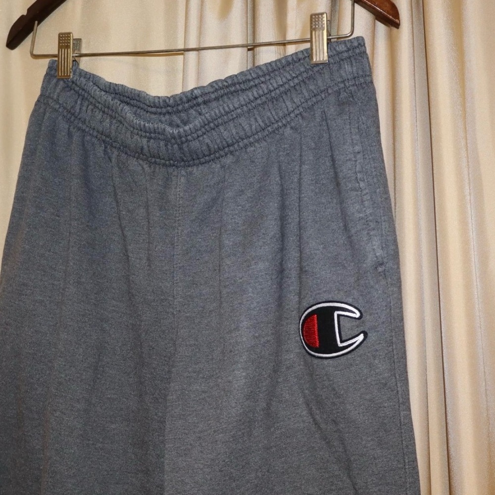 Dark grey champion jogger sweatpants
